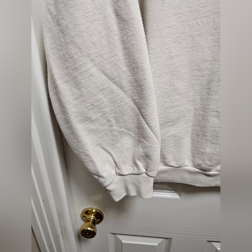 GANNI x Levi’s Logo Sweatshirt Beige Oversized Size M Women’s - Picture 7 of 11